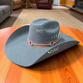 Chapeu 3 Cravos Americano Cinza